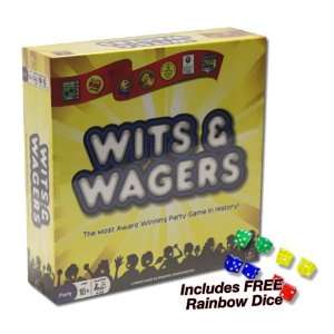  Wits And Wagers with FREE Rainbow Dice Toys & Games