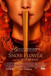 SNOW FLOWER AND THE SECRET FAN MOVIE POSTER DS ORIGINAL 27x40  