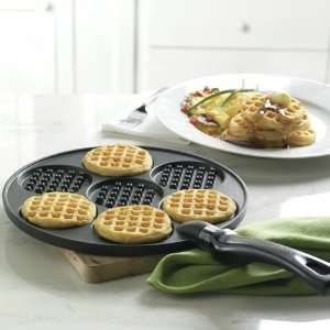  Silver Dollar Waffler Pan   Gray