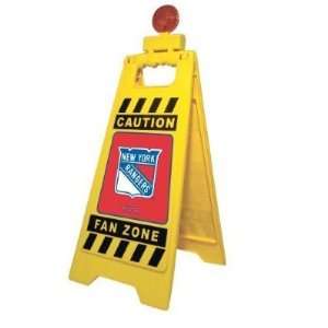   York Rangers 29 inch Caution Blinking Fan Zone Floor Stand NHL Hockey
