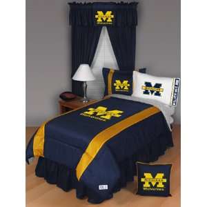   Michigan Wolverines Bedding Set (UM)   6 pc. TWIN Comforter Bed Set