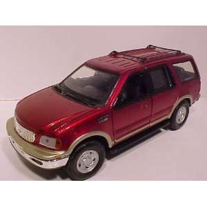  2000 FORD EXPEDITION XLT Metallic Red Wine 1/24 Motormax 