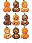 Wilton Smiling Pumpkins Lollipop Candy Molds favors treats Halloween 
