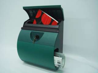 Large Locking Mailsafe Plastic Wall Mount Mailbox  