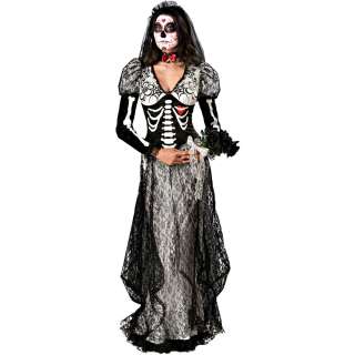 Day Of The Dead Bride Adult Costume, Medium  Woman  