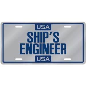 New  Usa Ships Engineer  License Plate Occupations  