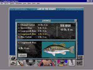   CD realistic pro anglers boat fishing lake fish baiting game  