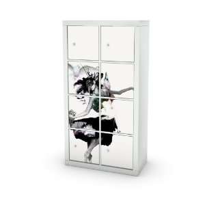 Dance Dance Decal for IKEA Expedit Bookcase 4x2