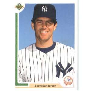  1991 Upper Deck # 750 Scott Sanderson New York Yankees 