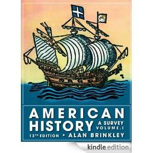 American History A Survey, Volume 1 Alan Brinkley  