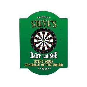   Personalized Darts Lounge Wall Sign Bar Pub Wood Sign