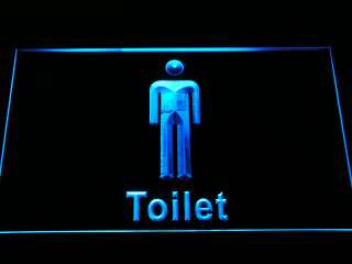   Men Male Boy Toilet Washroom Restroom Display Neon Light Sign  