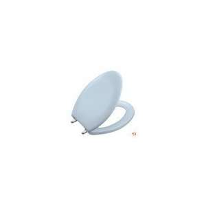   Toilet Seat, Elongated, Skylight w/ Polished Chr