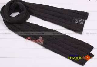 Fashion Long Warm Knit Wool Scarf lovers scarf #FASCF008  