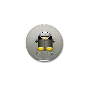  Penguin Matux Geek Mini Button by  Patio, Lawn 