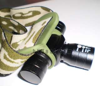 5W Cree Led 500LM Zoomable Headlamp Flashlight Zoom  
