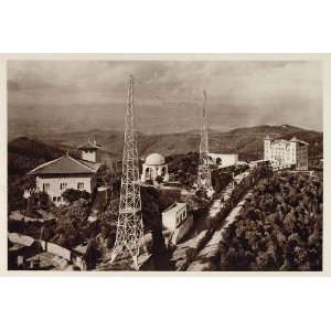  1928 Radio Towers Torres Radiografia Barcelona Spain 