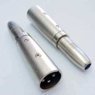 Brand New 2Pcs XLR Male to 1/4 Stereo TRS Female Adapter Plug very 