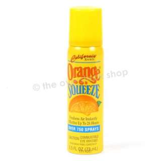 12 Cans of California Scents Orange Squeeze Spray  