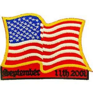  American Flag Wavy September 11th 2001 Patch 3 Patio 
