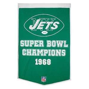  New York Jets 24x36 Wool Dynasty Banner