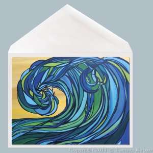   Card Surf Art titled Rogue Wave by Tamara Kapan 