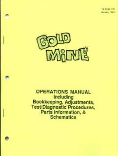 Gold Mine, Shuffle Alley Manual  