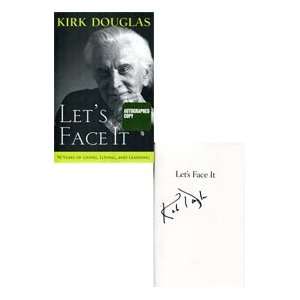 Kirk Douglas Autographed Lets Face It Book  Sports 
