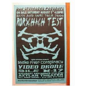  Rorschach Test Handbill Denver poster 