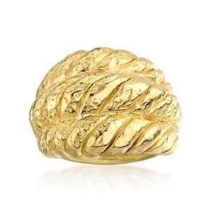  14kt Bonded Yellow Gold Andiamo Ring From Italy Jewelry