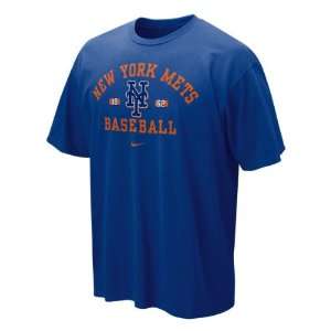  New York Mets Nike Royal Safety Squeeze Tee Sports 