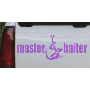 Purple 54in X 19.8in    Master Baiter Funny Hunting And Fishing Car 
