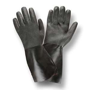 Black Double Dipped PVC 14 Length Gloves(QTY/12)  