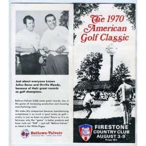   Golf Classic 1970 Final Round Firestone Akron 