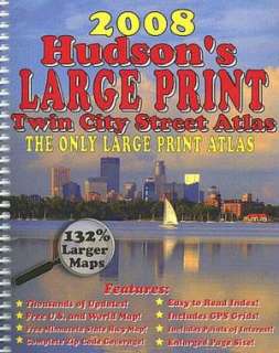   Large Print Atlas by Hudson Map Company, Hudson Map Co.  Other Format