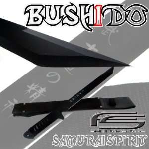  Black Stealth Ninja Shinobi Short Sword Machete Bushido 