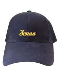 CAPS WOMAN NAVY BLUE EMBROIDERY  WORD SIMPLE SENNA 