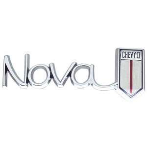  66 CHEVY II/Nova GLOVE BOX DOOR EMBLEM, Nova CHEVY II 