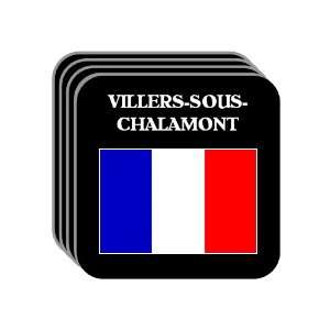  France   VILLERS SOUS CHALAMONT Set of 4 Mini Mousepad 