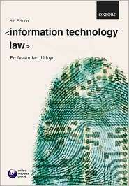   Technology Law, (0199299773), Ian J. Lloyd, Textbooks   