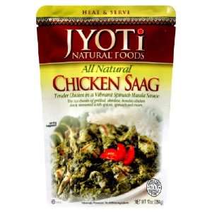  Jyoti Indian Cuisine Chicken Saag, 10 Ounce (Pack of 12 