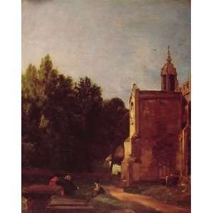   , painting name A Church Porch, By Constable John 