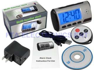   Digital Alarm Clock Motion Detection Mode Voice Recorder Baklit LCD