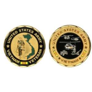  Army Vietnam Veteran Challenge Coin 
