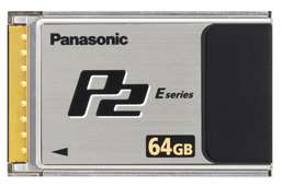 PANASONIC AJ P2E064XG 64GB P2 CARD E SERIES AJP2E064XG  