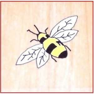  Honey Bee Rubber Stamp   Wood Mounted Arts, Crafts 