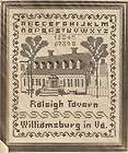 Vintage Williamsburg Raleigh Tavern Sampler Cross Stitch Kit