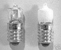 BRIGHT frosted HALOGEN 2.5V bulbs for slide viewers 3 D  