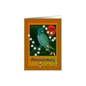 Anniversary / Year specific  16th Card