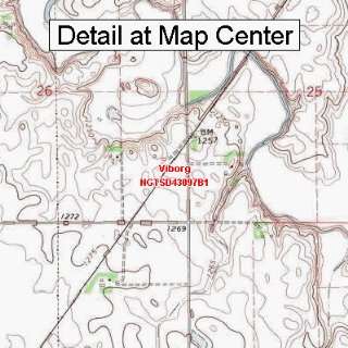  USGS Topographic Quadrangle Map   Viborg, South Dakota 